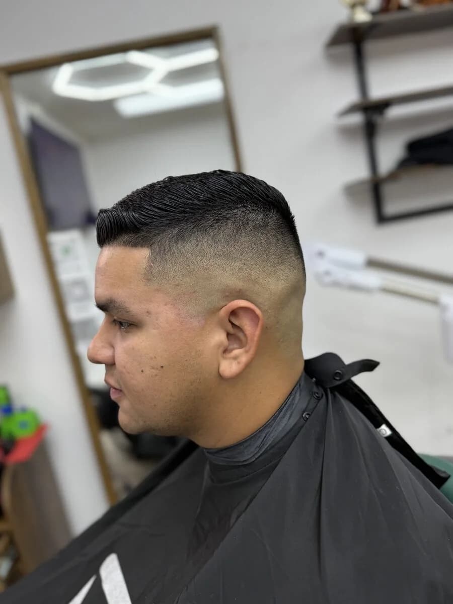 Clean high fade at Blessed Barbershop, Daphne — serving Robertsdale, AL