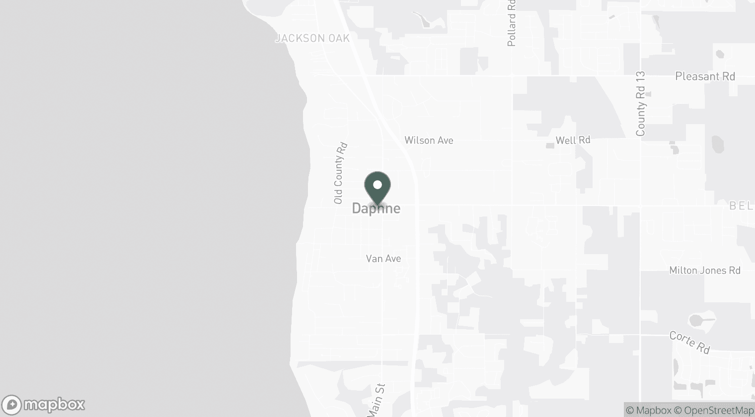 Map of Blessed Barbershop in Daphne, AL